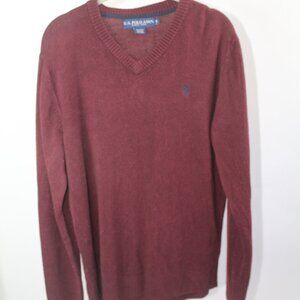 Burgundy US Polo A.S.S.N Sweater Size Medium